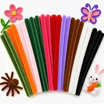 Amazon.co.jp: URSDIART モール 手芸 10色混色 30cm×10mm カラーモール