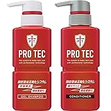 PRO TEC(プロテク) 頭皮ストレッチ シャンプー ポンプ 300g(医薬部外品)+ コンディショナー ポンプ 300g