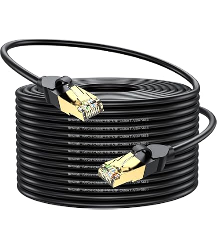 Amazon.co.jp: CAT 6A LANケーブル100m 100メートル 10ギガビット