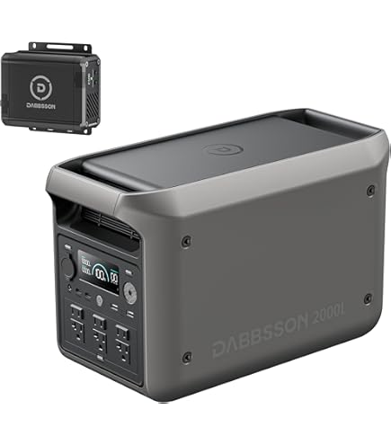 Amazon.co.jp: 【2KWhクラス最軽量半固体電池】Dabbsson ポータブル