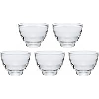 HARIO(ハリオ) 耐熱ガラスカップ5個セット 電子レンジ/オーブン/食洗機対応 170ml 日本製 HU-3012