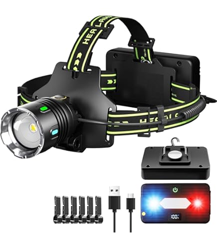 ヘッドライトCREE XHP199 1000000ルーメン ヘッドランプ 71EZWqopEXL._AC_SY200_QL15_.jpg