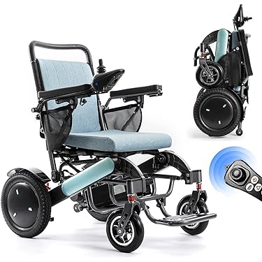 折りたたみ電動車いす 17KG 超軽量アルミ リチウムバッテリー搭載 お