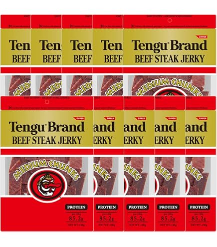 【専用出品】テング ビーフジャーキー １５０g × １０袋セット Amazon | テングビーフジャーキーミディアムチャンク 150g