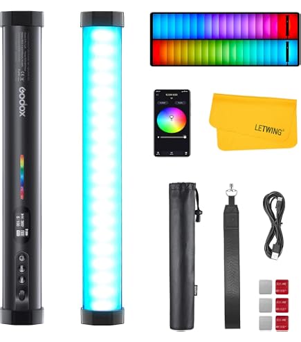 Amazon | Godox TL60チュープ ライト撮影LEDライト RGBWWライト色温度