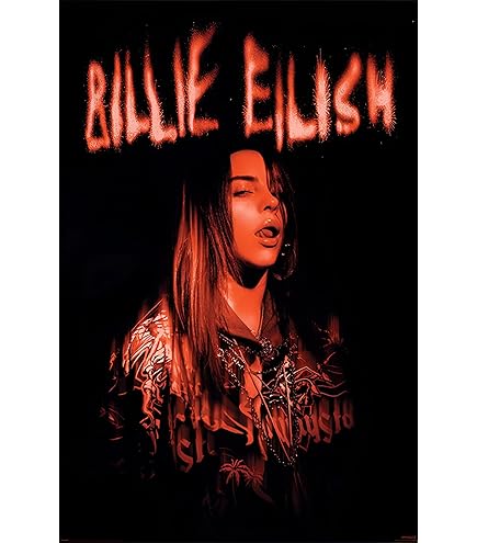 BUY ART FOR LESS Officially Licensed Billie Eilish - Album