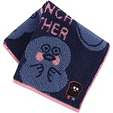 【ブランチブラザー】 トーストアップリケ刺繍 ジャカード タオルハンカチ ネイビー 約25cm BRUNCH BROTHER 000380-0001-03