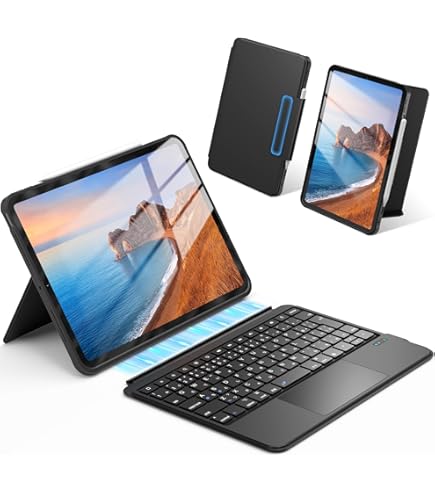 の*ら様 iPad 11インチ (A16) Wi-Fi ケース ペン キーボード Amazon | 横／縦両方対応 2025 iPad A16 第11世代 キーボード ケース