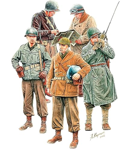 Amazon | ミニアート 1/35 イギリス士官 5体入り プラモデル