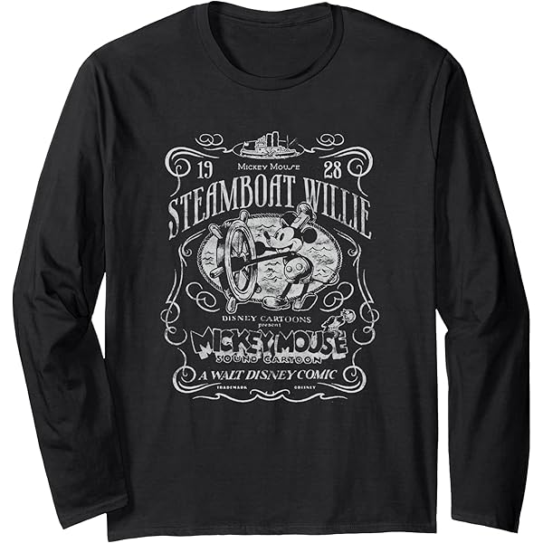 Amazon | ディズニー 100 ミッキーマウス 蒸気船 ウィリー ポスター