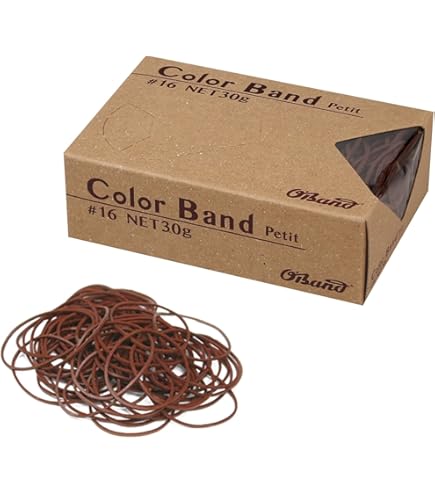 Amazon.co.jp: オーバンド 輪ゴム カラーバンド プチ 30g箱 #16 一般的