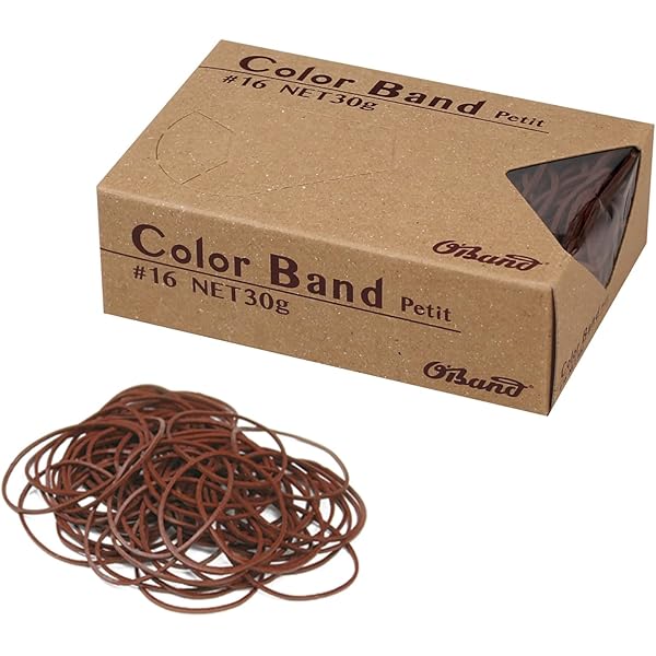 Amazon.co.jp: 輪ゴム 【 オーバンド カラーバンド プチ 】 #16 ピンク