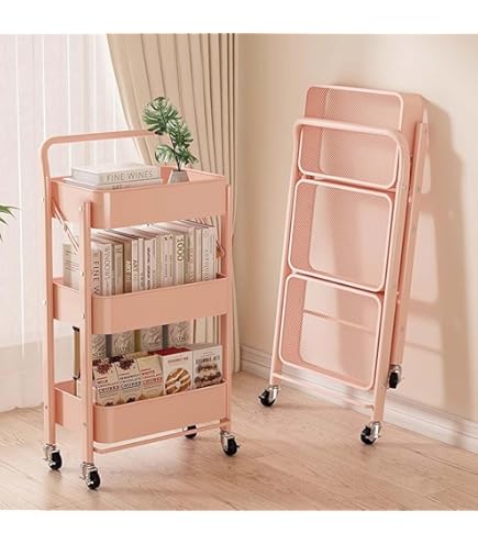 Amazon.co.jp: [SDS] キッチンワゴン 3段 キャスター付き ストッパー