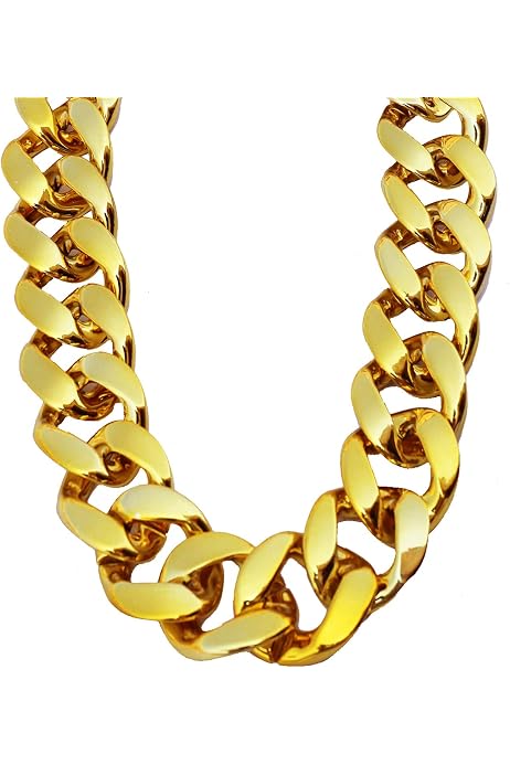 CrazyPiercing Faux Gold Acrylic Chain 