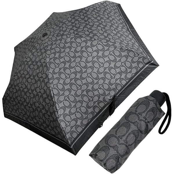 Amazon | コーチ COACH 傘 折りたたみ傘 UVカット シグネチャー ミニ