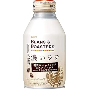 [訳あり(賞味期限2021年1月4日)]UCC Beans & ROASTERS 濃いラテ ミルクコーヒー 260g…