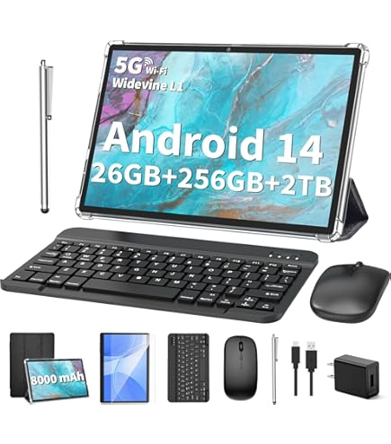 Relndoo タブレット キーボード マウス 付き Amazon | Navitech ブラックキーボードケース Relndoo Android