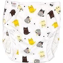 れ*地様 【新品】大人用オムツカバーマジックテープ　犬柄　水色S-Mサイズ れ*地様 【新品】大人用オムツカバーマジックテープ 犬柄 水色