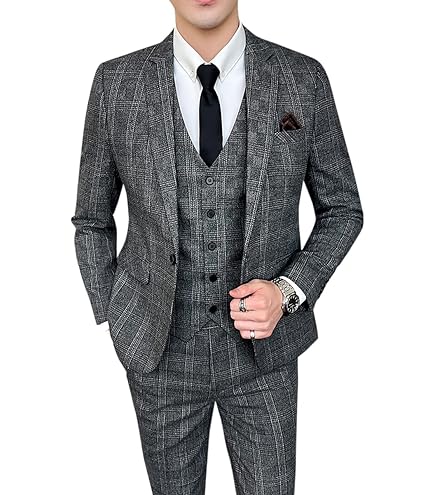 Amazon.co.jp: メンズスーツ2ピースラグジュアリーシャイニーラペル