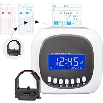 Tera タイムクロック100枚のタイムカード付き（両面,月次）従業員出勤打刻レ 71CxGGPqFaL._AC_UL210_SR210,