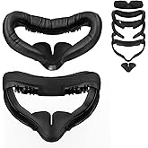 AMVR Face Pad Cushion for Quest 2 Accessories, Foam Face Pad Replacement, with Fitness Facial Interface, Increase Fov, 4 Comb