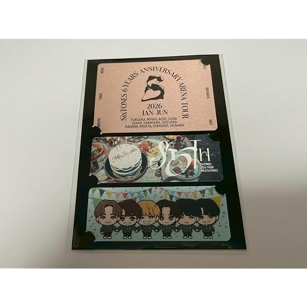 Amazon.co.jp: SixTONES 京本大我 1周年 ステッカー&缶バッジ セット