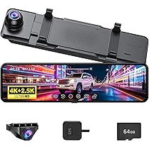 Amazon | Changer ドライブレコーダー ミラー型 【 4K+2.5K 伸縮式