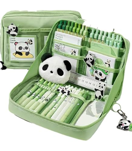 Amazon.co.jp: パンダ文房具セット | 可愛い パンダ 文房具セット 、大