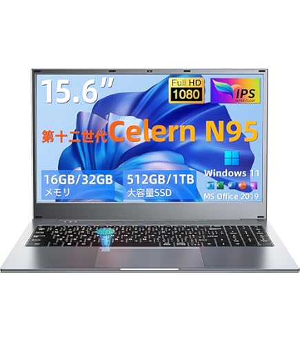 Amazon.co.jp: WEY ノートパソコン 15.6インチ ノートPC メモリ16GB 