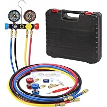 R410A冷媒とブラス製マニホールドゲージセット Amazon.co.jp: PB Motor Tech 4 ウェイ AC マニホールド ゲージ