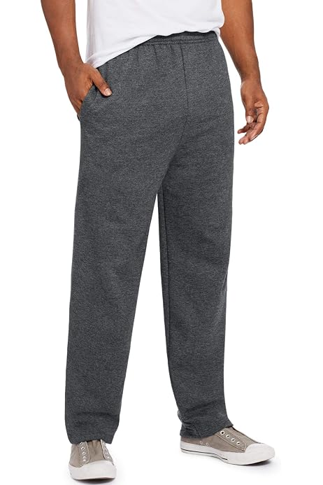 Open Bottom Sweatpants with Pockets 