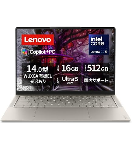 Amazon.co.jp: Lenovo Yoga 7 2-in-1 Ai PC ノートパソコン (16インチ
