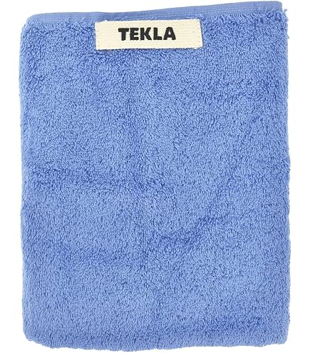 Amazon｜[テクラ] バスタオル ブルー/ブラック BLUE & BLACK 70×140 TT