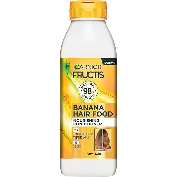 MÖDERE CONDITIONER 350mL×3 Garnier Hair Mask for Dry Hair | Banana Hair Food by Garnier