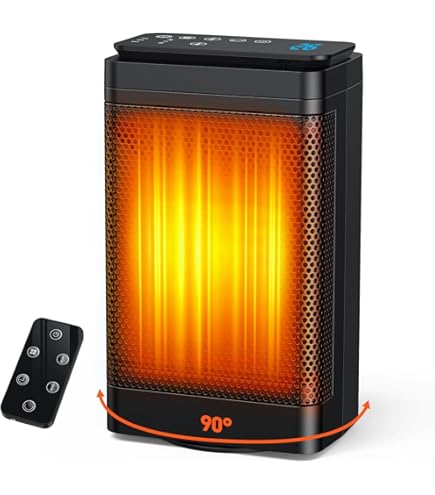 Amazon | セラミックヒーター 【2025新定番・節電・AI知能恒温