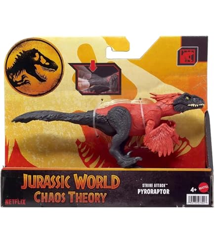 Jurassic World Toys Jurassic World Dominion Kayla Watts Et Pyrorapt Human And Dino Pack Avec 2 Figurines Daction Et Access Amz