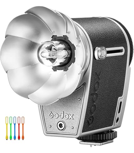 Amazon | Godox Lux Cadet レトロカメラフラッシュ GN10 7レベル