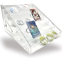 Amazon｜アクリル本舗 缶バッジ ディスプレイスタンド 棚 収納