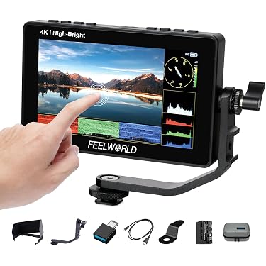 Amazon | FEELWORLD F5 PROX 5.5インチ1600nit高輝度DSLRカメラ