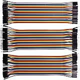 VIPMOON 120pcs Multicolored Dupont Wire 40pin Male to Female, 40pin Male to Male, 40pin Female to Female Breadboard Jumper Wi
