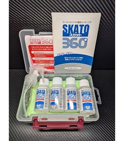 Amazon.co.jp: SKATO360 スカット360 ウィンドウ撥水コーティング剤