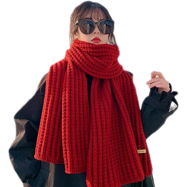 Amazon | [JUIN] マフラー ストール レディース ロング ニット