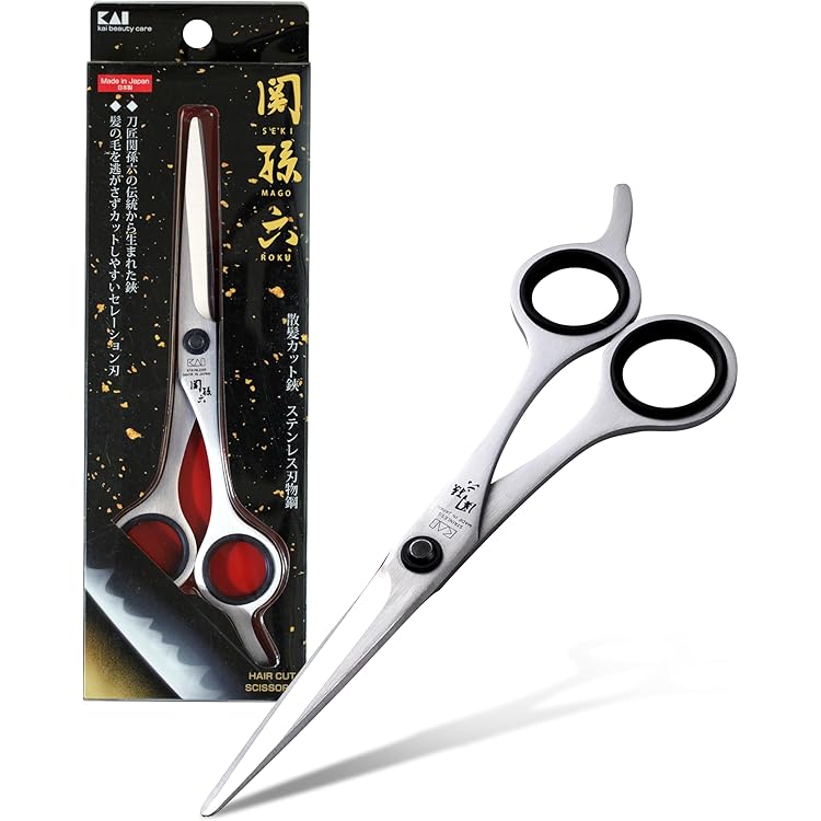 業務用カットばさみセット Amazon | 貝印 散髪ハサミセット(キャップ付) | KAI | ハサミ・すき