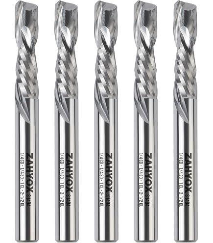 Align Carbide Up-Down Compression Router Bit – 1/4 Inch Diameter, 1/4 Inch Shank, 2 Flute, CNC & Hand Router - View #12