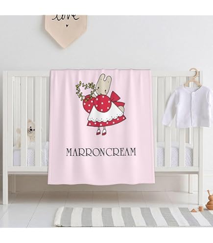 Amazon｜RFSHOP マロンクリーム フランネル ブランケット 家庭用