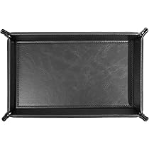 Amazon｜[HIGH FIVE] 正方形 レザートレー トレイ 小物入れ