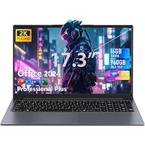 Amazon.co.jp: 2026最新高性能ノートパソコン 17.3インチ 大画面2K