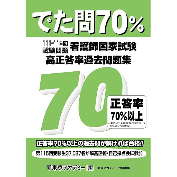 でた問70％ 108～112回試験問題 看護師国家試験 高正答率過去問題集