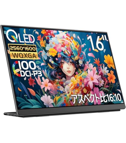 Amazon.co.jp: Corkea 15.6インチ/モバイルモニター 4K/UHD 3840x2160