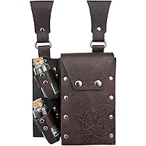 Amazon.co.jp: 中世ゴシックショルダーチェストレザーベスト